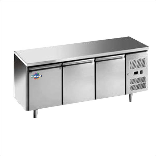 Rockwell Stainless Steel Triple Door Under Counter Freezer